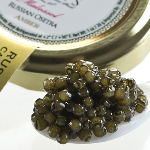 Osetra Amber Caviar - Malossol, Farm Raised Photo [1]