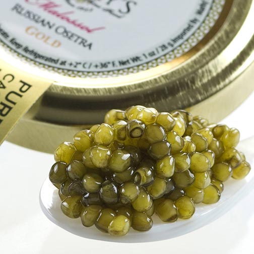 Osetra Gold Caviar - Malossol, Farm Raised Photo [1]