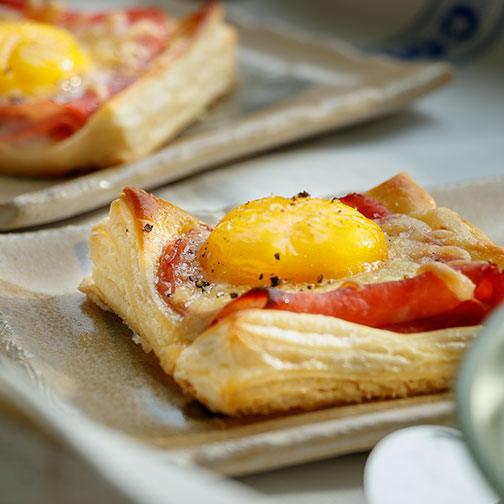 Puff Pastry Breakfast Croque Madame Recipe Photo [1]